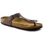 Birkenstock Gizeh Birko-Flor Unisex Regular Width Sandals in Mocha
