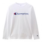 Champion Men's Long Sleeve T-Shirt in White (C3-Q401)