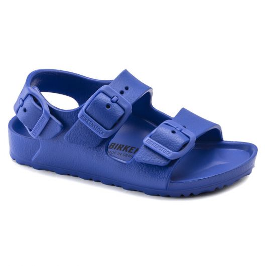 Birkenstock Milano EVA Kids Narrow Width Sandals in Blue starthreesixty