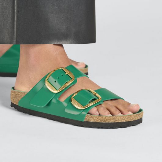 Green birkenstocks women's online