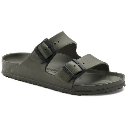 Birkenstock Arizona EVA Women s Narrow Width Sandals in Khaki starthreesixty
