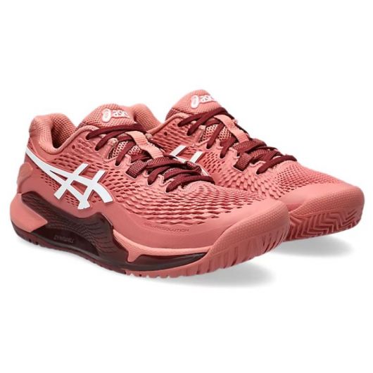 限定 GEL-RESOLUTION 9 26cm　新品 Asics GEL-RESOLUTION 9 Women's - Light Garnet/White