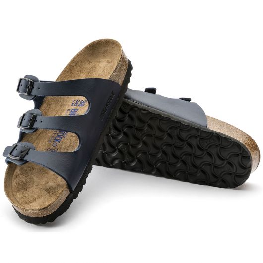 Birkenstock Florida Fresh D-Buckle TEX Velvet Sandals in