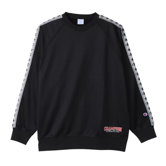 Champion Men s Crew Neck Sweatshirt in Black C3 Y006