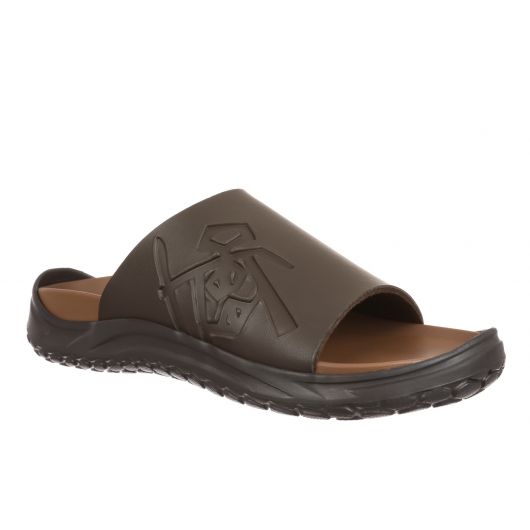 MBT Mika Men Recovery Sandals in Brown starthreesixty