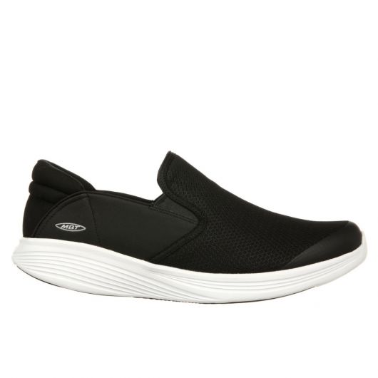 MBT MODENA II Men s Slip On Fitness Walking Shoe in Black White starthreesixty