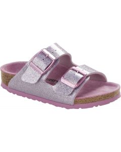 Birkenstock Arizona Birko-Flor Kids Sandals in Magic Galaxy Lavender Pop