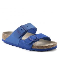 Birkenstock Arizona Split Natural Leather/Suede Unisex Regular Width Sandals in Ultra Blue