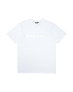 ONITSUKA TIGER Unisex Tee in White/Silver