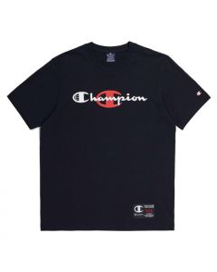 Champion Men's Crewneck Long Sleeve T-Shirt in Black (219260)