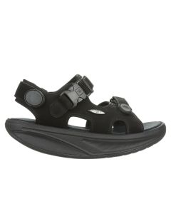 MBT KISUMU CLASSIC Women Casual Sandals in Black Nubuck