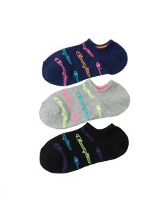 Champion ankle socks - 3 prs pack Ghost Socks in Assorted colors (CWSCX501)
