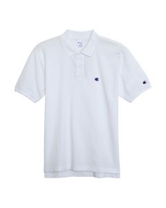 CHAMPION Men's Short Sleeve Polo Shirt in White