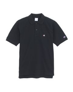 CHAMPION Men's Short Sleeve Polo Shirt in Black