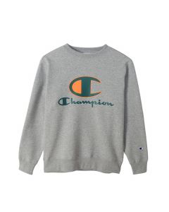 Champion Women's Crewneck Sweatshirt in Oxford Gray (C3-V008-070) 