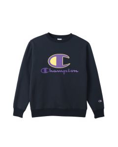 Champion Women's Crewneck Sweatshirt in Navy (C3-V008-370) 