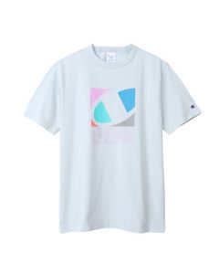 Champion SS23 Short Sleeve T-shirt in Pale Blue  (C3-X341)-M