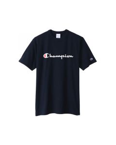 Champion Heritage Short Sleeve T-Shirt with Full Front Logo in Navy (GT19HS22-Y08252NYC)