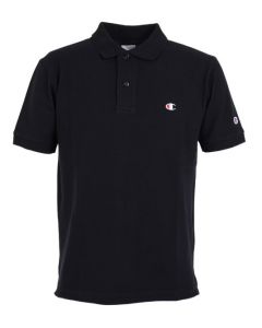 Champion  Heritage Polo Shirt Men's Short Sleeve in Black (C3-X355 090)