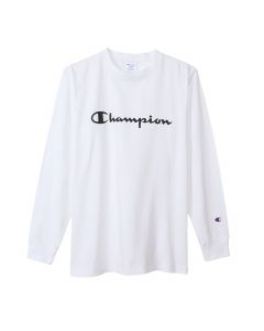 Champion Men's Long Sleeve T-Shirt in White (C3-X416)