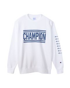 CHAMPION Men's Crew Neck Sweatshirt in White (C3-Y025)