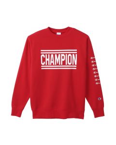 CHAMPION Men's Crew Neck Sweatshirt in Red (C3-Y025)