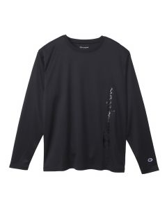 Champion Men's Long Sleeve T-Shirt in Black (C3-YS404)