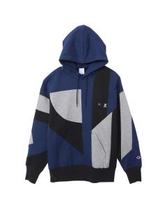 Champion x ANREALAGE Limited Edition Hooded Sweatshirt in Navy (C8-W134)