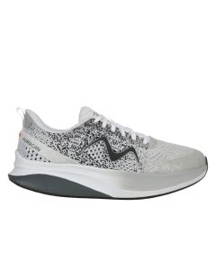 MBT HURACAN-3000 Women's Lace Up Running Shoe in White/Grey