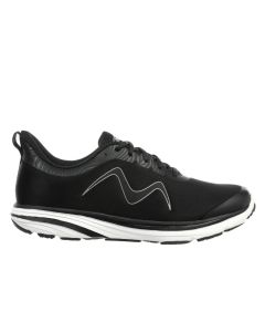 MBT SPEED-1200 Men's Lace Up Running Shoe in Black