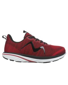 MBT SPEED-1000 II Men's Knitted Running Shoe in Jester Red