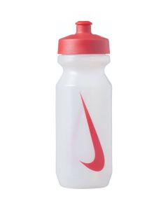 NIKE Big Mouth Water Bottle 2.0 22oz in Clear/Sport Red