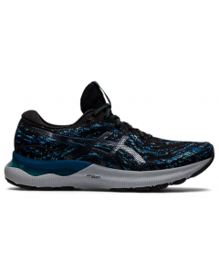 ASICS GEL-NIMBUS 24 MK Men's Running Shoe in BLACK/MAKO BLUE