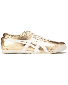 ONITSUKA TIGER Mexico 66 Unisex Shoe in Gold/White 