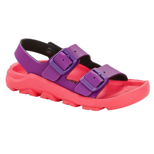 Birkenstock Mogami Birko-Flor Kids Sandals in Icy Bright Violet |  starthreesixty.com