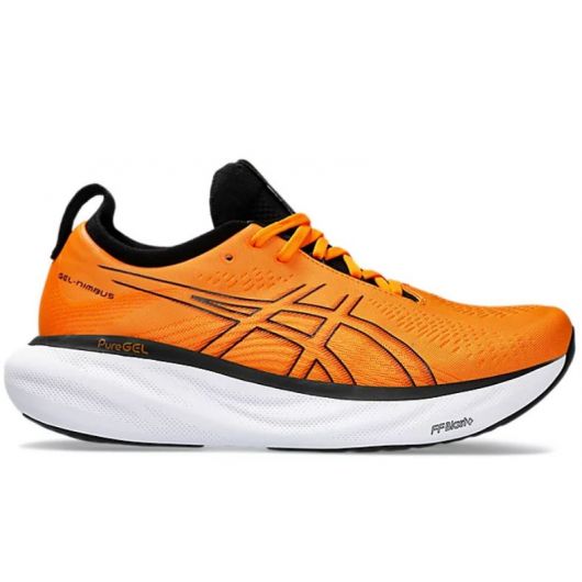 ASICS NIMBUS 25 - Chaussures de running neutres - bright  orange/black/orange - ZALANDO.CH