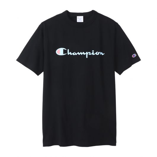 hovedvej Lodge Desværre Champion SS23 Short Sleeve T-shirt in Black (C3-X348) | starthreesixty.com