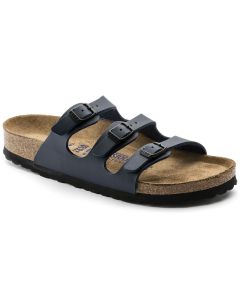 BIRKENSTOCK Florida Soft Footbed Birko-Flor Unisex Regular Width Sandals in Blue