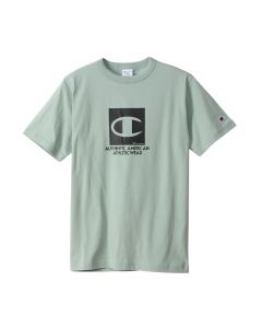 CHAMPION Men's Short Sleeve T-Shirt in Pale Green (C3-V315)