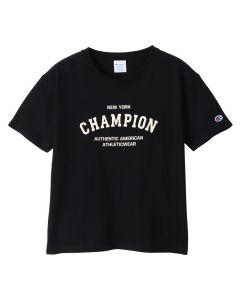 CHAMPION Women's Short Sleeve T-Shirt In Black (CW-W303)