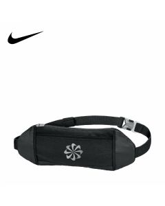 NIKE Challenger Waist Pack Small In Black/Silver