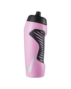NIKE Hyperfuel Water Bottle 24oz In Pink Rise/Black